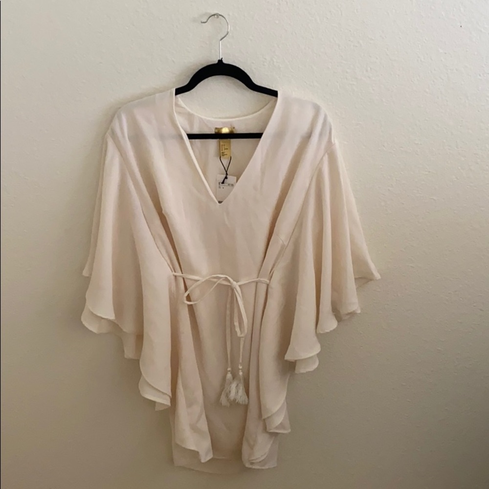 H&M Butterfly/Bat winged dress with tassel tie - 6